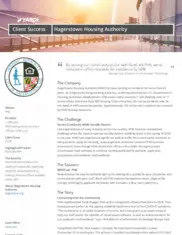 Preview of the Hagerstown Housing Authority Case Study