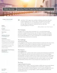 Preview of the Hamilton Point Property Management Case Study