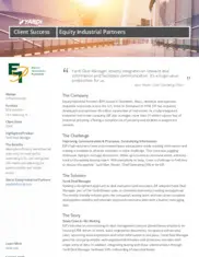 Preview of the Equity Industrial Partners Case Study