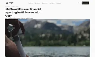 Preview of the Lifestraw Case Study