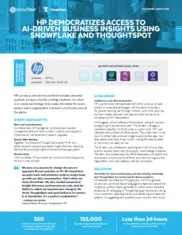 Preview of the HP  Case Study