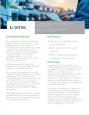 Preview of the Logistec Case Study