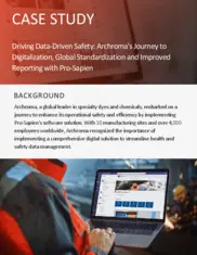 Preview of the Archroma Case Study