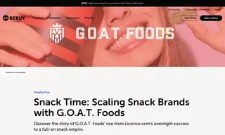 Preview of the G.O.A.T. Foods Case Study