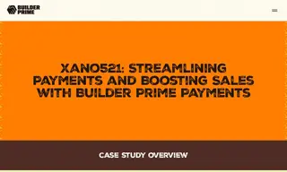Preview of the Xano521 Case Study