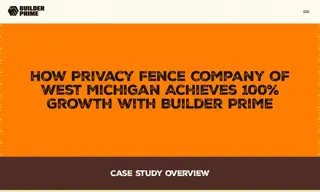 Preview of the Privacy Fence Company Case Study