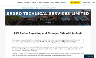 Preview of the Ergro Technical Services Limited Case Study