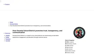 Preview of the Osceola School District Case Study