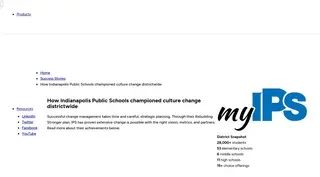 Preview of the Indianapolis Public Schools Case Study