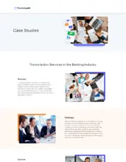 Preview of the Banking Company Case Study