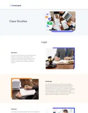 Preview of the UK-Based Commercial Law Firm Case Study