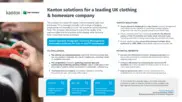 Preview of the Leading UK Clothing & Homeware Company Case Study