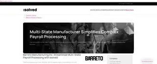 Preview of the Barreto Manufacturing Inc. Case Study