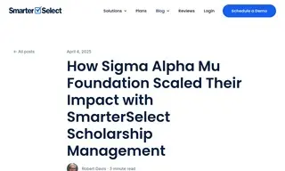 Preview of the Sigma Alpha Mu Case Study