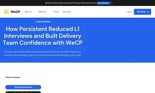 Preview of the Persistent Systems Case Study