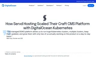 Preview of the Servd Hosting Case Study