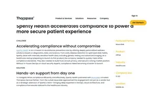 Preview of the Sperity Health Case Study