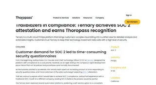 Preview of the Ternary Case Study
