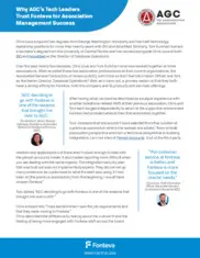 Preview of the Associated General Contractors of America Case Study