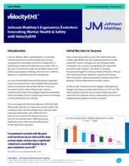 Preview of the Johnson Matthey Case Study