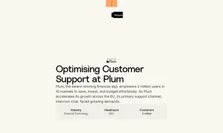 Preview of the Plum Case Study