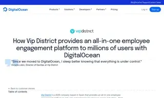 Preview of the Vip District Case Study