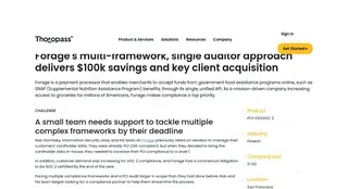 Preview of the Forage Case Study