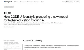 Preview of the Code University of Applied Sciences Case Study