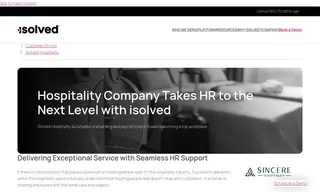 Preview of the Sincere Hospitality Case Study