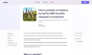 Preview of the Lavender Case Study