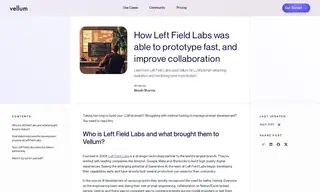 Preview of the Left Field Labs Case Study