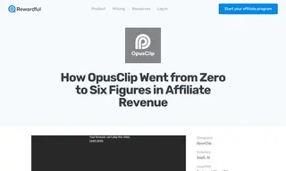 Preview of the OpusClip Case Study