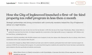 Preview of the City of Inglewood Case Study