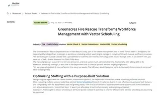 Preview of the Greenacres Fire Rescue Case Study