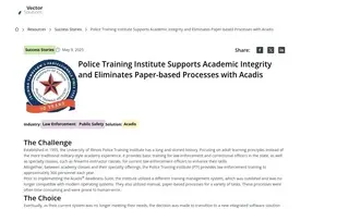 Preview of the University of Illinois Police Training Institute Case Study