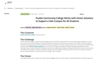Preview of the Pueblo Community College Case Study