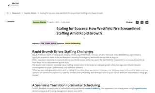 Preview of the Westfield Fire Case Study