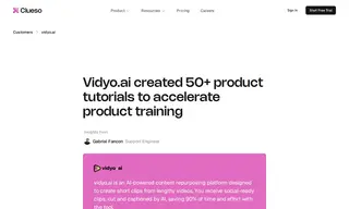 Preview of the vidyo.ai Case Study