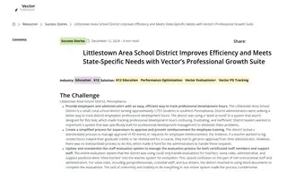 Preview of the Littlestown Area School District Case Study