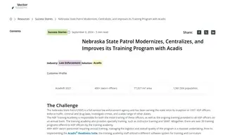 Preview of the Nebraska State Patrol Case Study