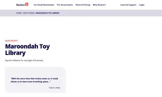 Preview of the Maroondah Toy Library Case Study