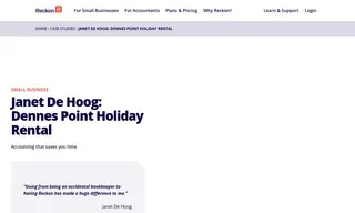 Preview of the Dennes Point Holiday Rentals Case Study