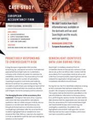Preview of the European Accountancy Firm Case Study