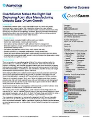 Preview of the CoachComm Case Study