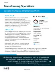 Preview of the Canadian Cardiovascular Society Case Study