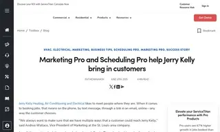 Preview of the Jerry Kelly Heating, Air Conditioning and Electrical Case Study