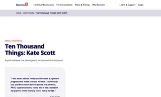 Preview of the Ten Thousand Things Case Study