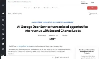 Preview of the A1 Garage Door Service Case Study