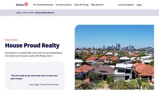 Preview of the House Proud Realty Case Study