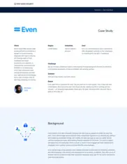 Preview of the Even Case Study